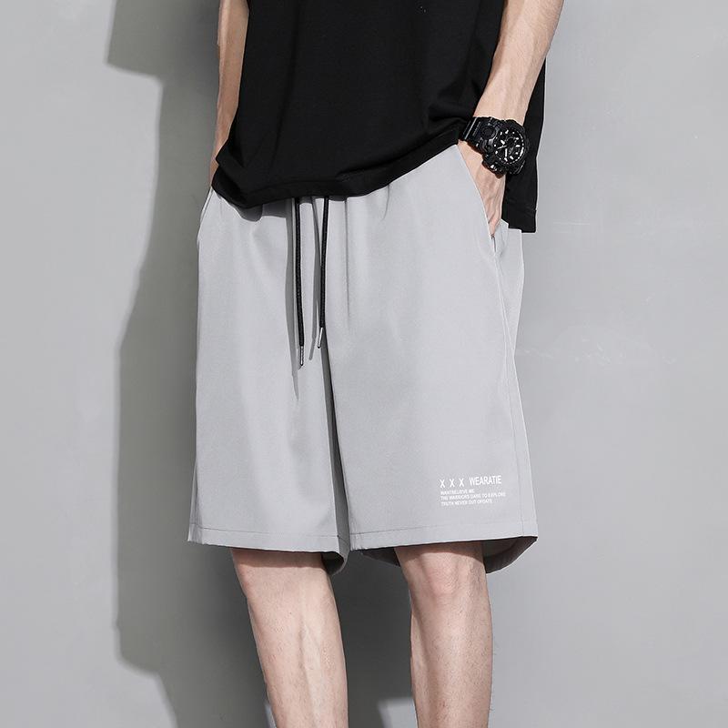 Men's Ice Silk Quick-Dry Loose Basketball Shorts - Lightweight Summer Casual Sportswear