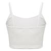 Girls Solid Color Spaghetti Straps Crop Top Ribbed Bra Vest Camisole Sportswear