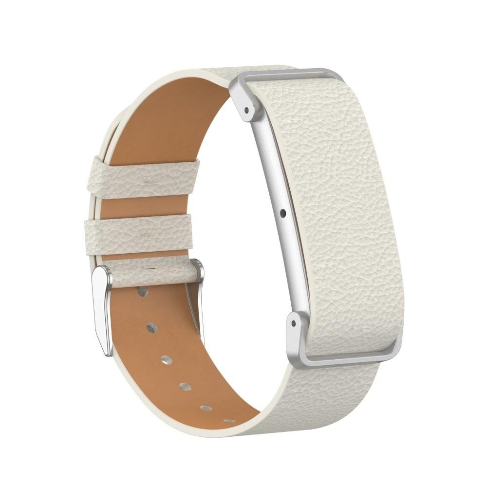 Adjustable Fitness Tracker Strap PU Leather Watch Strap for Google Fitbit Air for Men Women