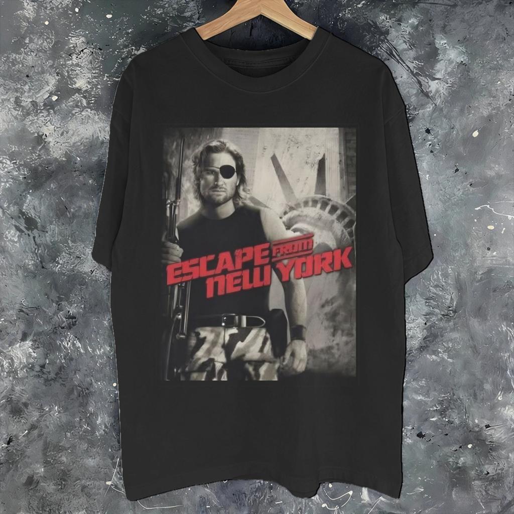 All Seasons Escape From New York Snake Plissken T Shirt For Unisex Unisex Cotton Tshirts Short Sleeve Clothing