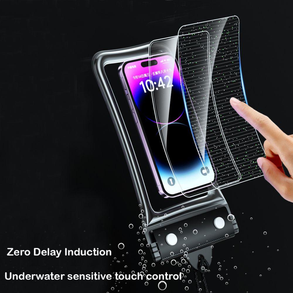 with Lanyard Phone Pouch Transparent Sealed Bag for mobile phones with a size of 7 inches or less