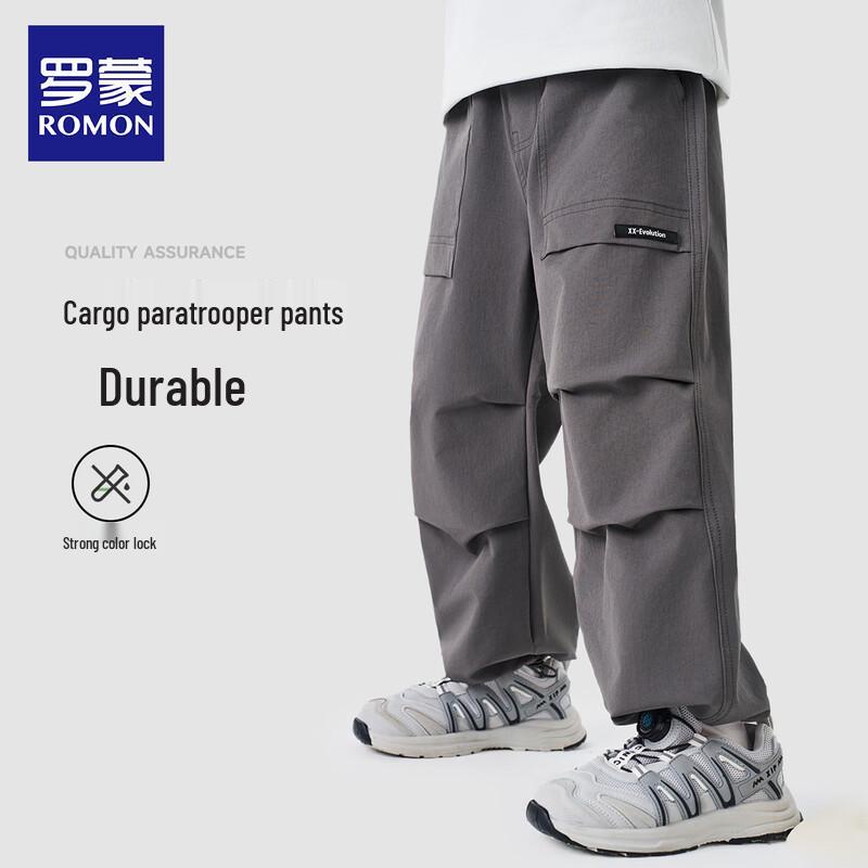 Romens Boys  Elastic Waist Casual Workwear Pants 160