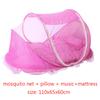 Baby Bed Mosquito Net Baby Bed Crib Folding Net Mosquito Net Mattress Pillow Suit Newborn Cradle Mesh Tent Net Baby Bedding