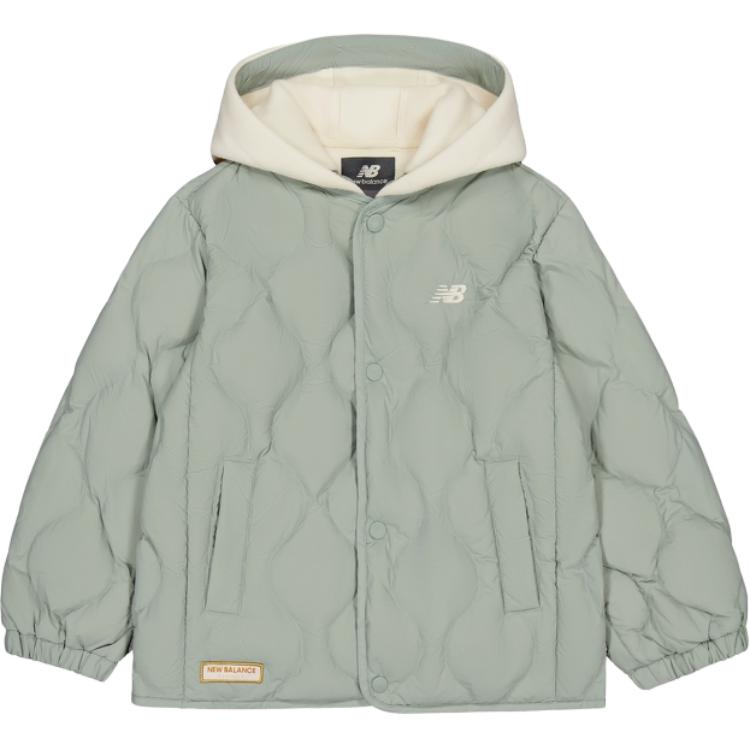 New Balance Kids Down Jackets Hooded Non Detachable Thickened 7PE4E013-KH 140