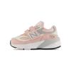 NB 990 V6 Hook And Loop Slip-Resistant Cushioning Low-Top Toddler Shoes Pink White Infant And Toddler
