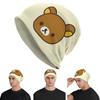 Rilakkuma Relax Bear Big Face Unisex Women Adult Beanies Caps Knitting Bonnet Hat Warm Fashion Autumn Winter Outdoor Skullies Hats