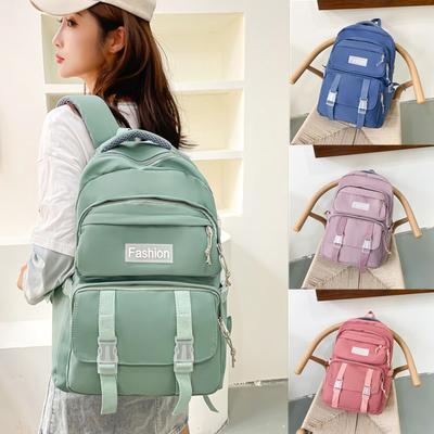1PC Mochilas Escolares Moda Masculina Alta Capacidade Viagem Mochila Livro Nova Laptop Fofa Faculdade Mochila Feminina