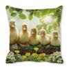 Home Decor Spring/Summer Pillowcase Animal Cat Dog Duck Sheep Print Cushion Cover Sofa Polyester  Funda De Almohada