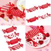 Valentines Day Candy Shape Snack Packaging Box Party Decor Set With Paper Material For Celebrations