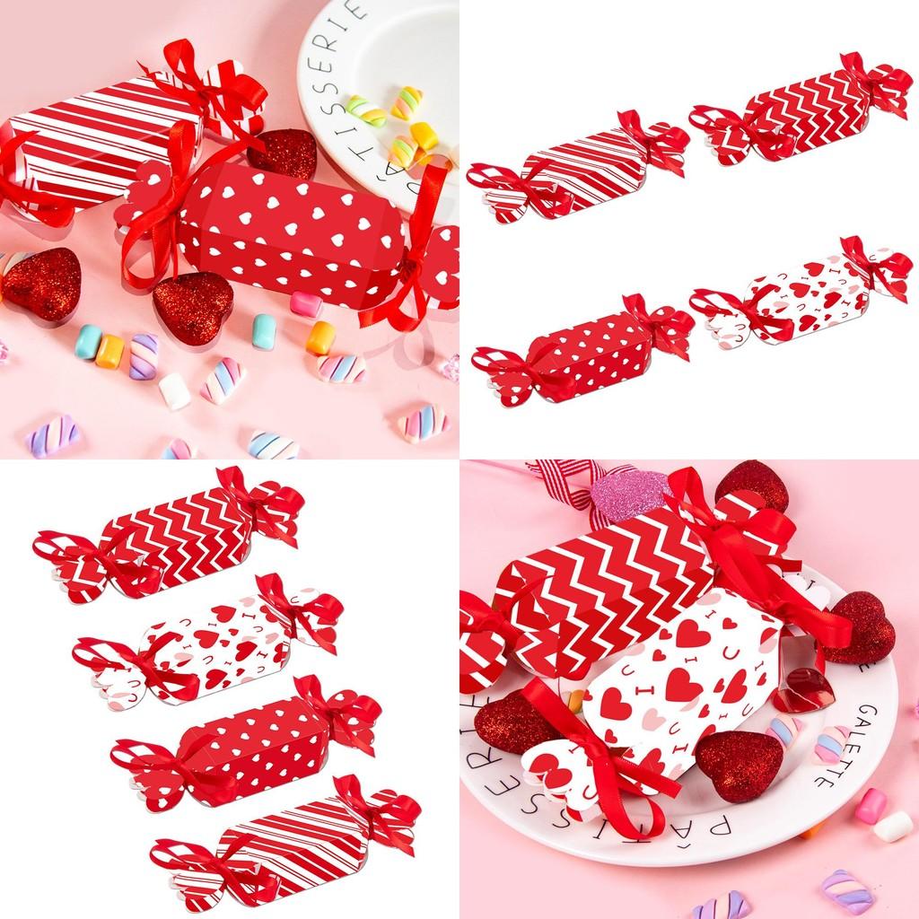 Valentines Day Candy Shape Snack Packaging Box Party Decor Set With Paper Material For Celebrations