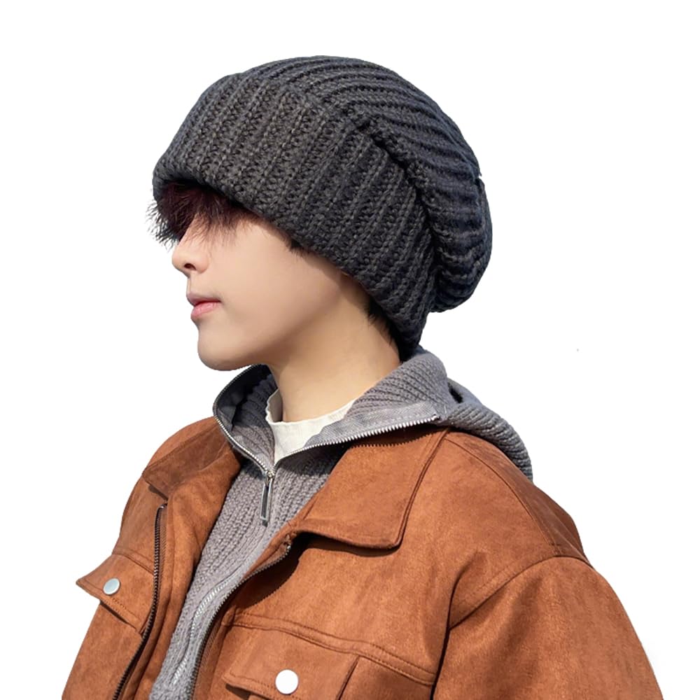 

Shefun Вязаный Идеально и Тепло для Катания на Лыжах и Плюс Толстая JP235 Мужская Шапка-Бини, Поездки на Работу, Осень, Зима, Сноубординг, Размеры, Стройнящая, Мягкая, Шерсть, чёрный