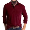 Autumn Men'S Polo Shirt Lapel Pocket T-Shirt Mens Business Casual Long Sleeve Tshirt Tees