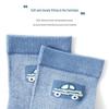 Langsha Boys' Summer Breathable Athletic Mesh Crew Socks (6 Pairs)