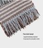 Women's Houndstooth Winter Scarf 2025 - Double-Sided Plaid Tassel Shawl, Thick, Warm, Fashionable Neck Warmer