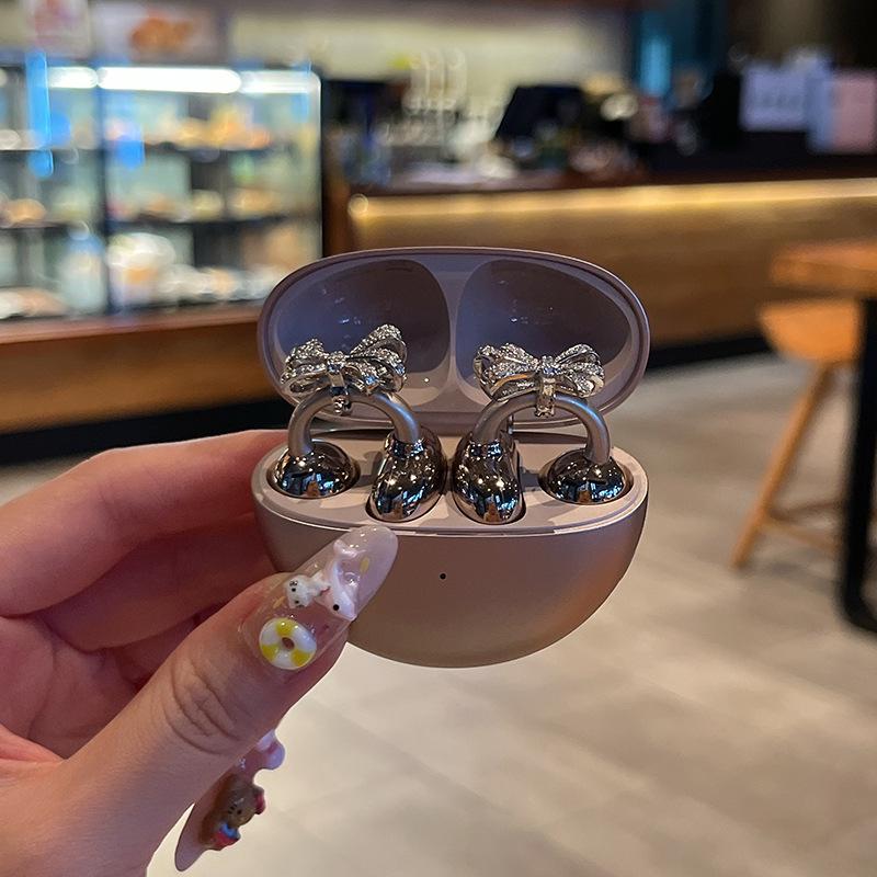 Huawei FreeClip2 High-End Motýlkové Příslušenství pro Sluchátka – Plně Diamantový Klip na Ucho pro Dívky