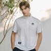 Goxo Pocket Short Sleeve Anorak White Lets Get Buddy