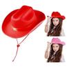 Western Cowgirl Hat for Girl Kids Theme Party Cowgirl Hat Sun Protective Hat