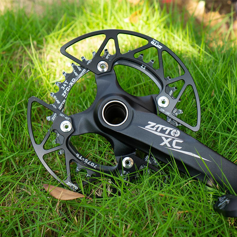 ZTTO MTB 104BCD Kettenblattschutz 30/32/34/36/38/40T CNC Kettenblattschutz Abdeckung Und Schrauben Fahrrad Kettenblatt Schutz Abdeckung