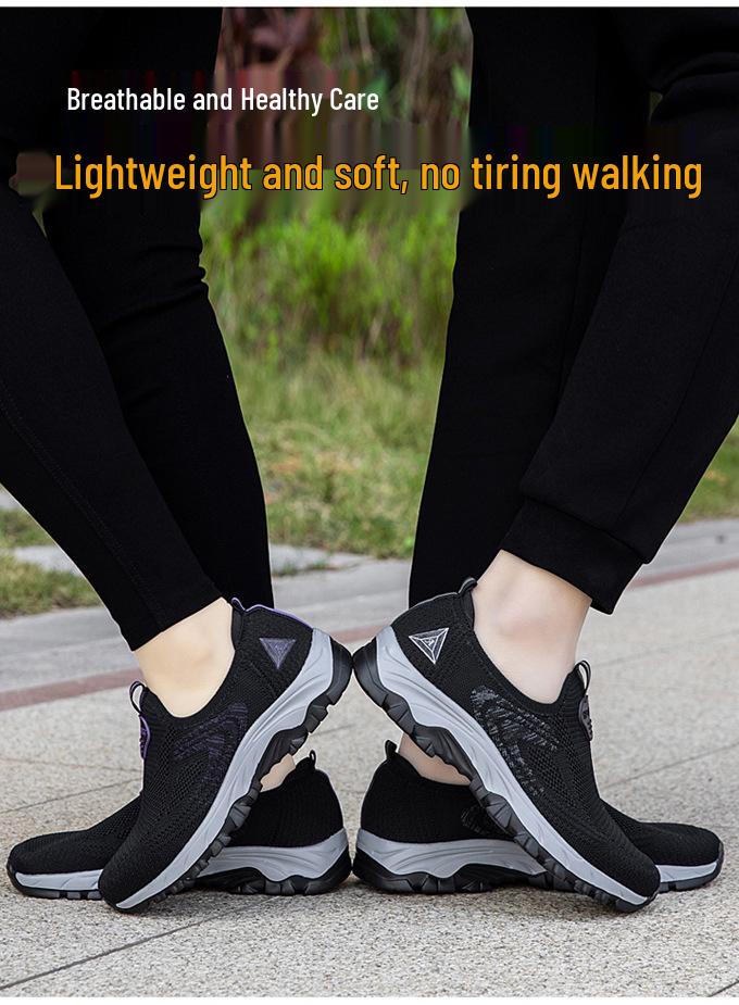 Genuine Summer Sports Shoes - Non-slip Soft Sole for Middle-aged & Elderly Men