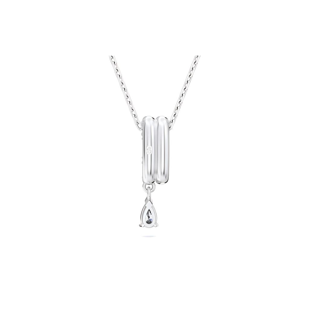 Swarovski Imber Double Ring Design Round Pendant Inlaid With Imitation Crystal Necklace Women necklace Gold Silver 5671819