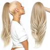 Büyük dalgalı çok katmanlı kadın yüksek at kuyruğu peruk