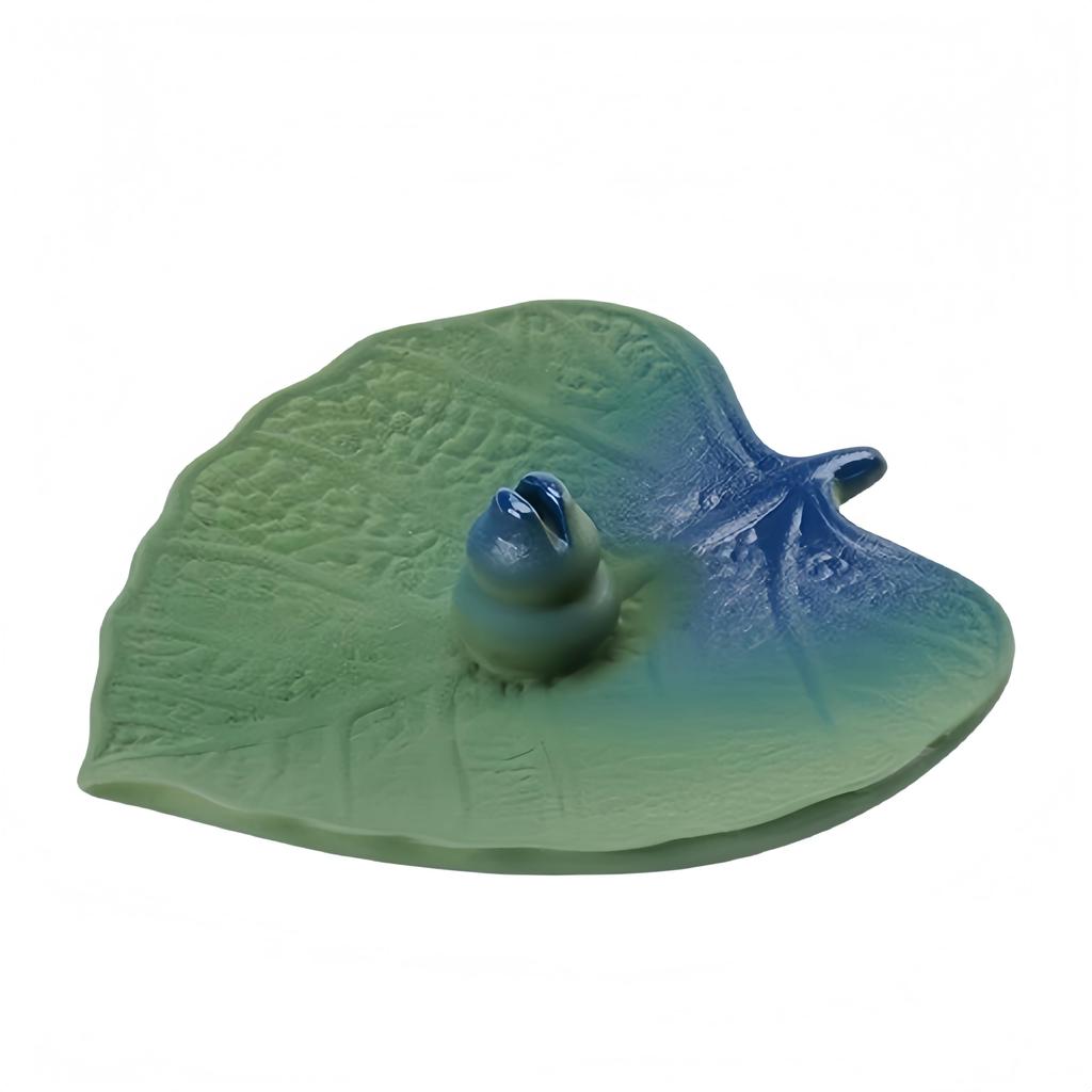 Incense Burner, Incense Holder, Incense Plate, Horizontal, Ceramic, Buddhist Altar, Bodhi LeafMountain (Bodhi Leaf)