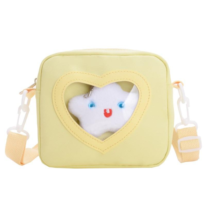 Toddler Girl Boy Cotton Shoulder Bag With Clear Design And Lightweight Carrying