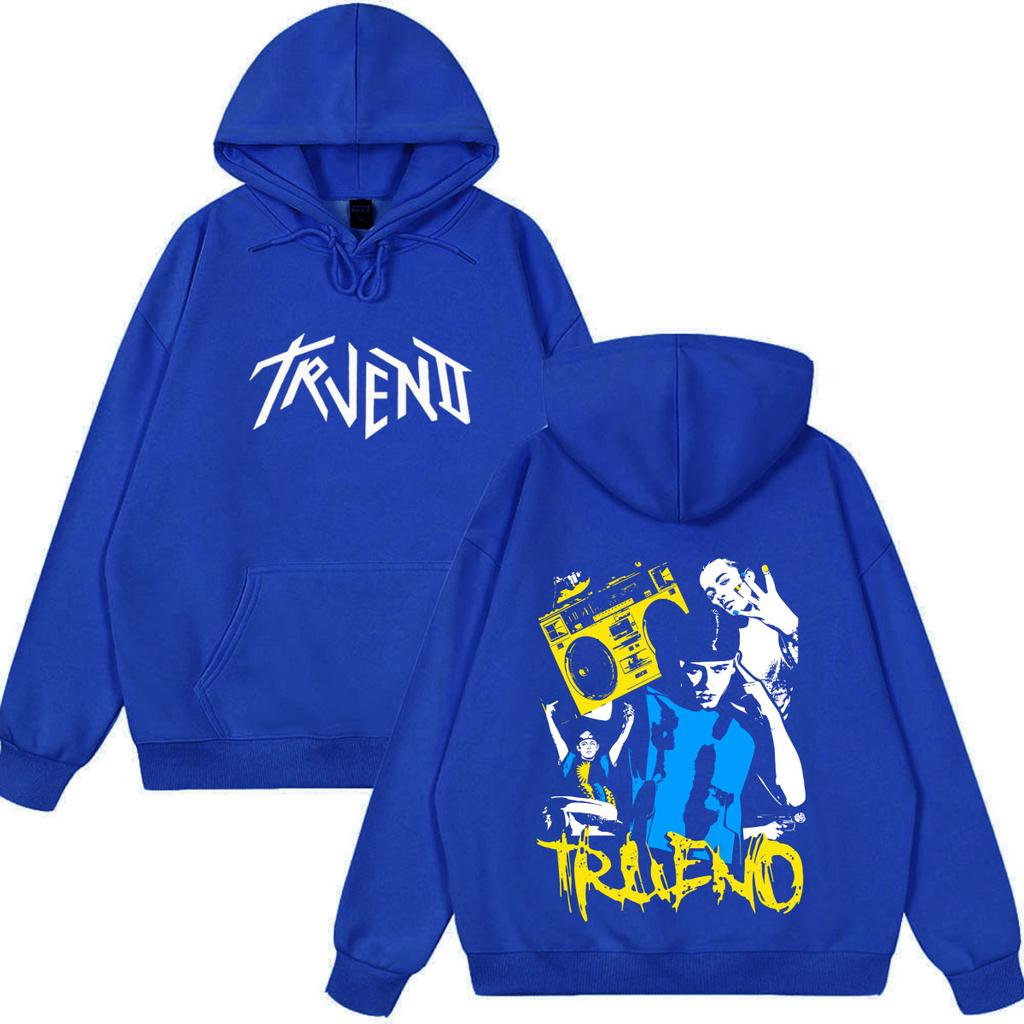 Rapper Trueno Album Tour 2026 Graphic Print Hoodie Unisex Fashion Pullover Long Sleeves Casual Oversized Hip-hop Sweatshirts