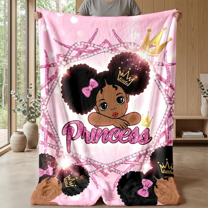 Princess Bubble Fantasy Theme blanket Lightweight Warm Flannel Blanket Decorative Throw Blanket for Home Decoration