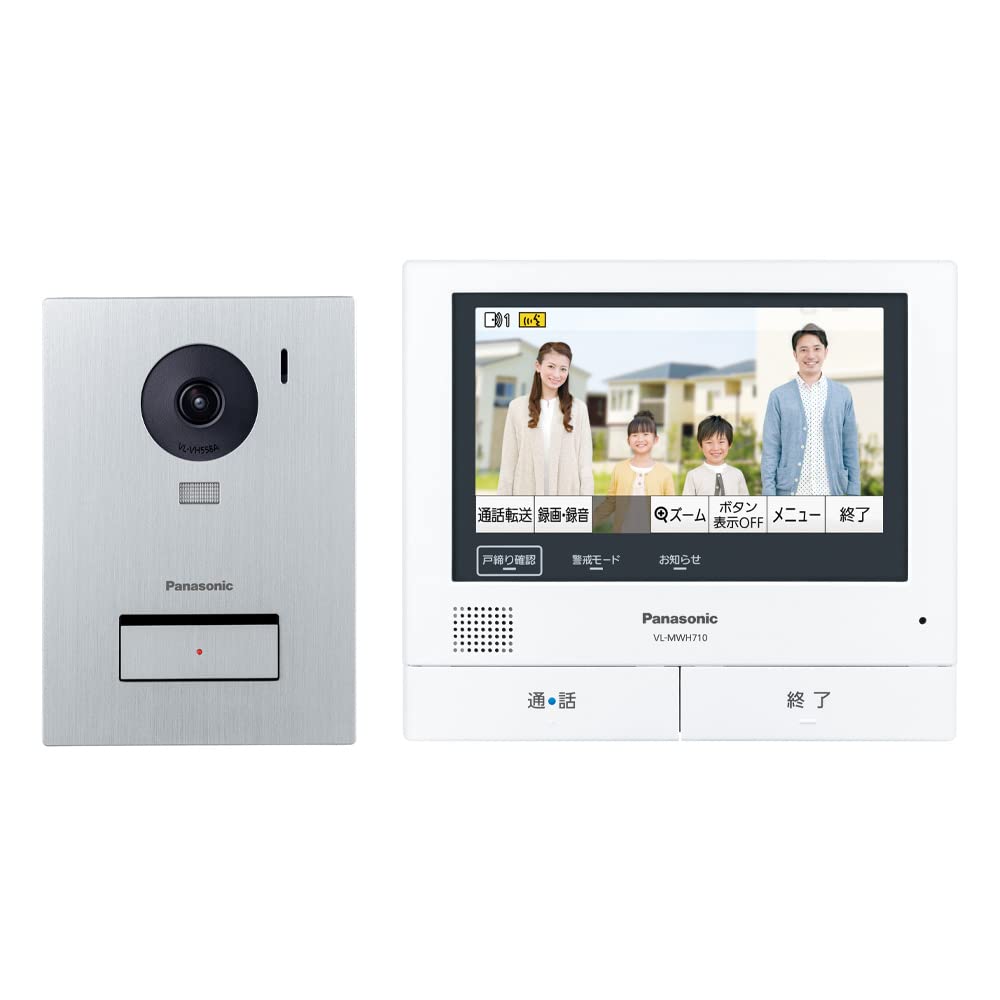 

Panasonic TV Домофон Головний Приблизно 7 Дюймів Широкий Кольоровий Вхід з Сенсорною Панеллю Для Обох Дверних Телефонів Навіть Безпечна Доставка Тип Боксу Без Монітора Трубка