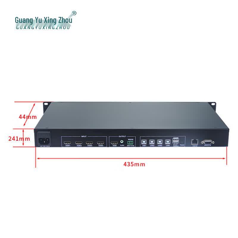 4K HDMI KVM 4x1 Video Splitter Switcher