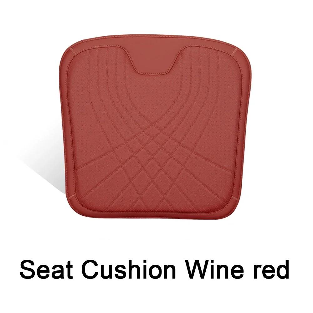 NAPPA Leather Headrest Car Neck Pillow Soft Seat Lumbar Support Waist Pillow For Mercedes Benz AMG A C E S Class W207 W211 W212