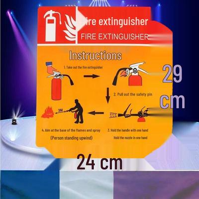Fire Extinguisher Usage & Placement Sign