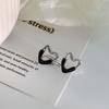 Glue Love Earrings Niche Design Ins Cool Style Simple Personalized Earrings