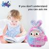 Poupées en peluche intelligentes avec dialogue vocal, accompagnées au coucher, pour l'éveil des sens. Idée cadeau d'anniversaire.