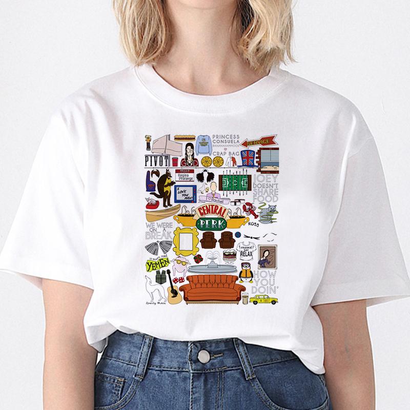 Buy Women T Shirt Friends Graphic Print 