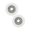 30mm Diameter Elite Greenhouse Door Wheels Replacement Kit
