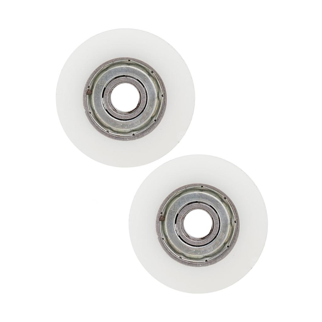 30mm Diameter Elite Greenhouse Door Wheels Replacement Kit