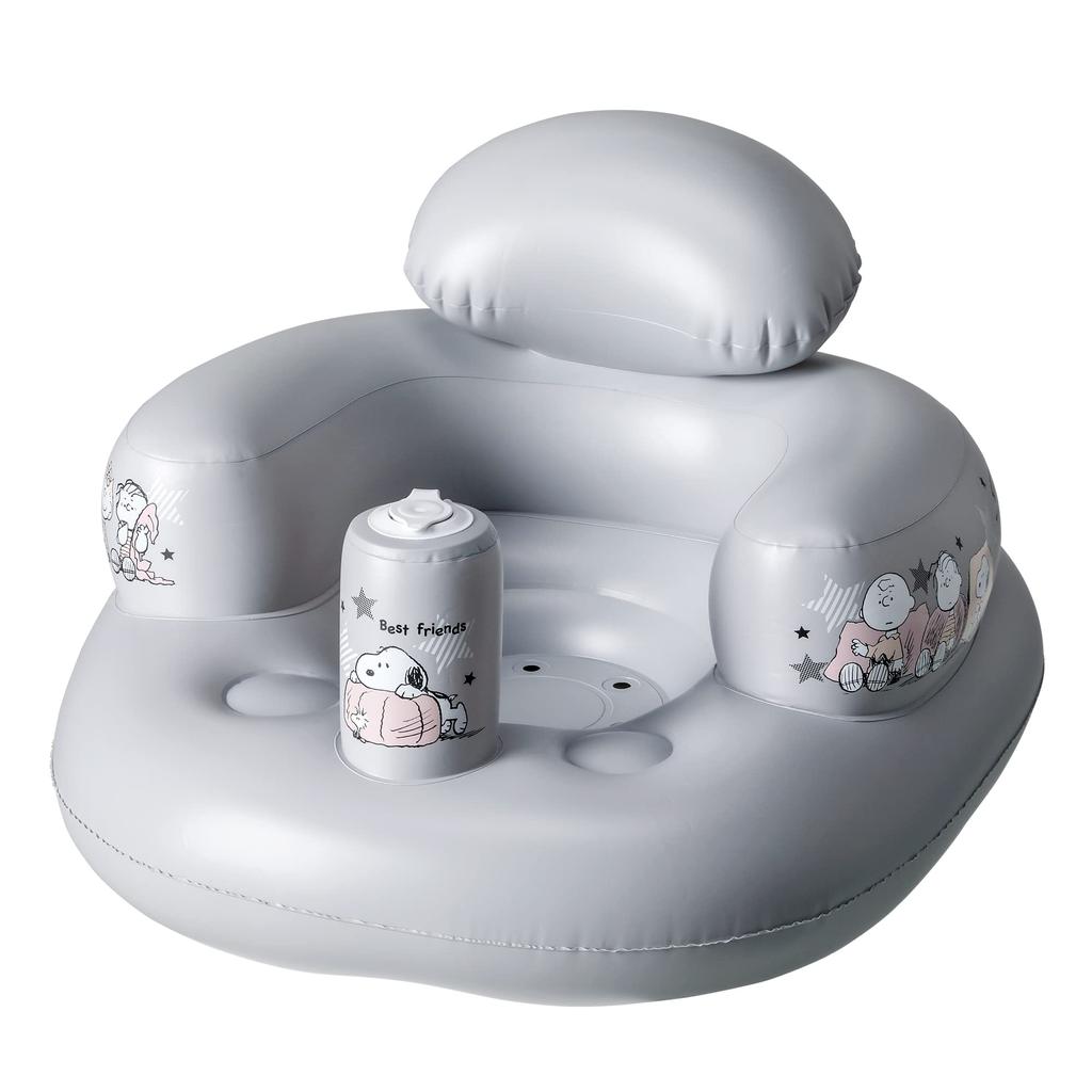 Eiwa Snoopy Bath Chair Baby Bathing Skin Bathtub Bath Baby Sitting Practice - & Care, & Seat, Bath, Newborn,