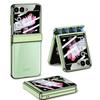 Samsung Z Flip6 Full Wrap Transparent Electroplated Magnetic Hinge Case