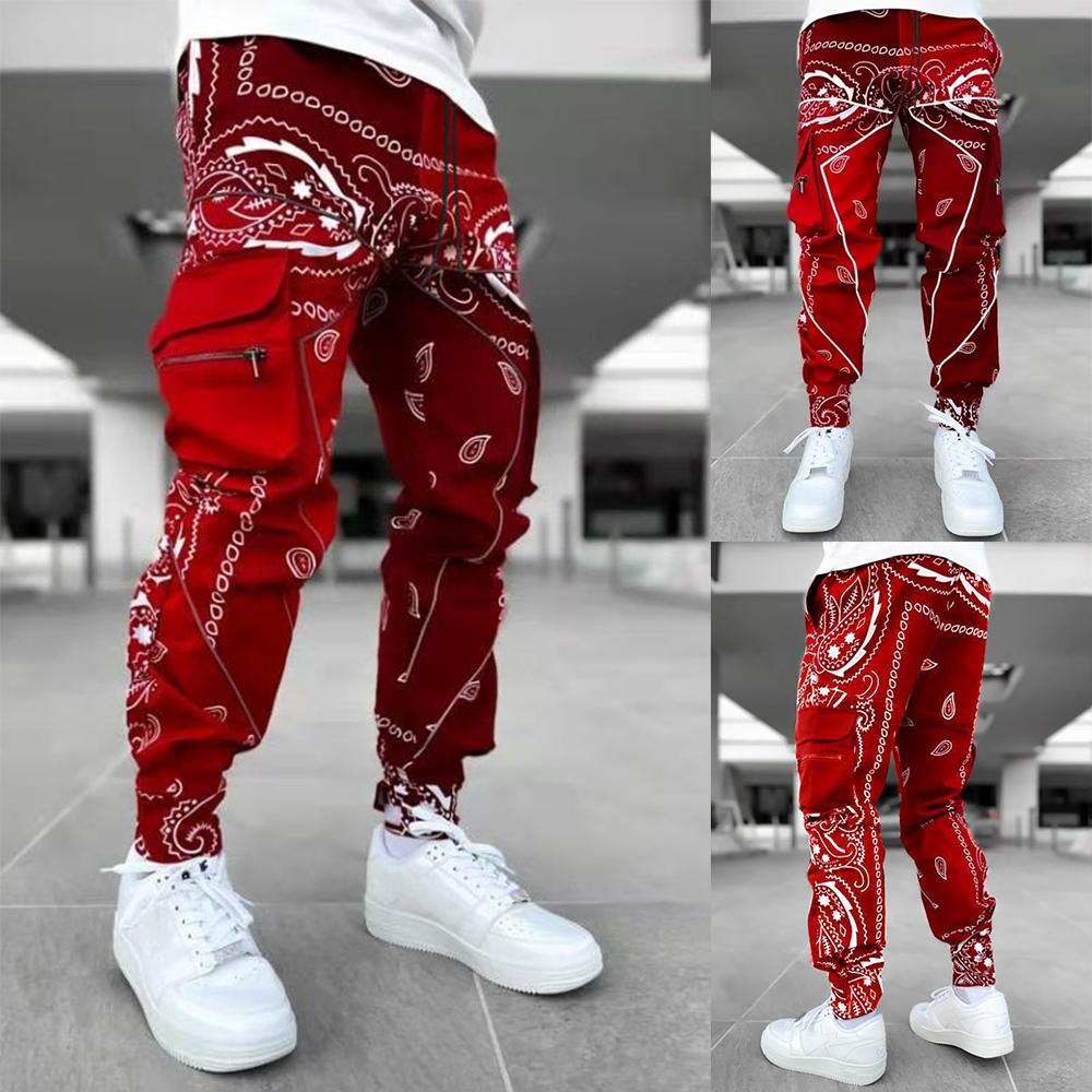 Streetwear Herre Harem Joggingbukser Herre Cargo Bukser Hip Hop Afslappede Lommer Træningsbukser Herre Mode Bukser Plus Size