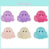 Colorful Glowing Mini Octopus Resin Decoration For Aquarium And Terrariums