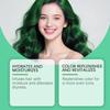 Crème de Coiffage Temporaire Verte pour Cheveux - Douce et Non Irritante, Aspect Couleur Naturelle, Tendance, Facile à Appliquer, Crème de Coiffage Pratique