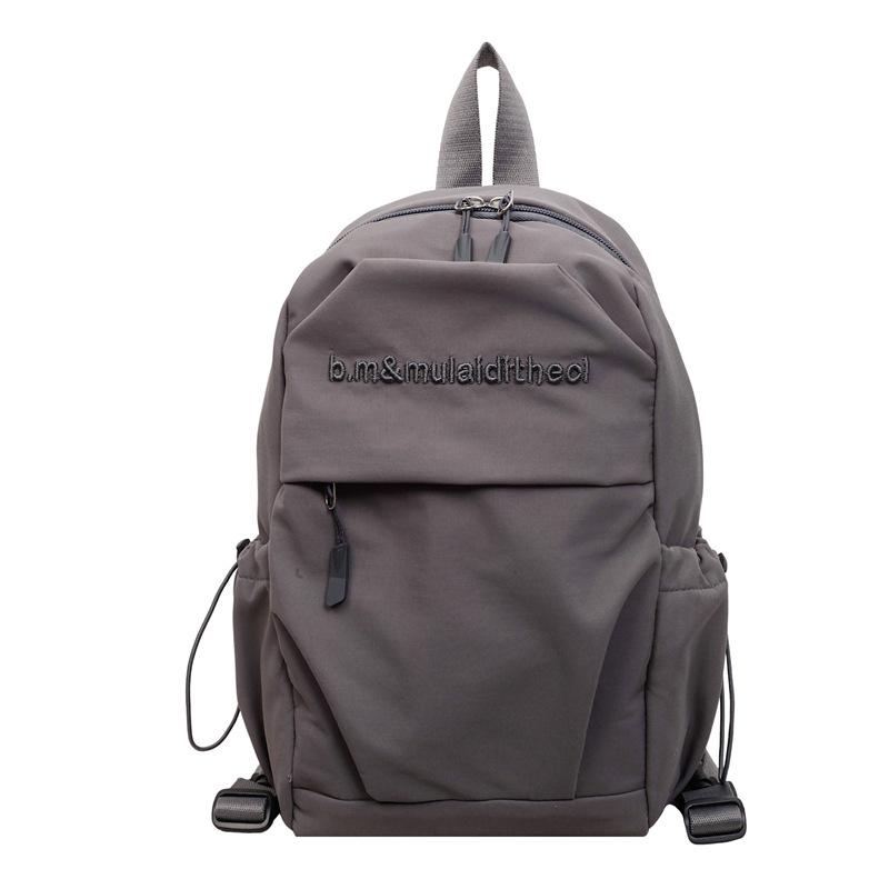 Casual backpack men s and women s travel lightweight mountaineering outdoor small backpack versatile mini small breast bag серый