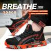 summer safety shoes for men women breathable work shoes with protection mesh safety sneakers anti puncture steel toe work boots