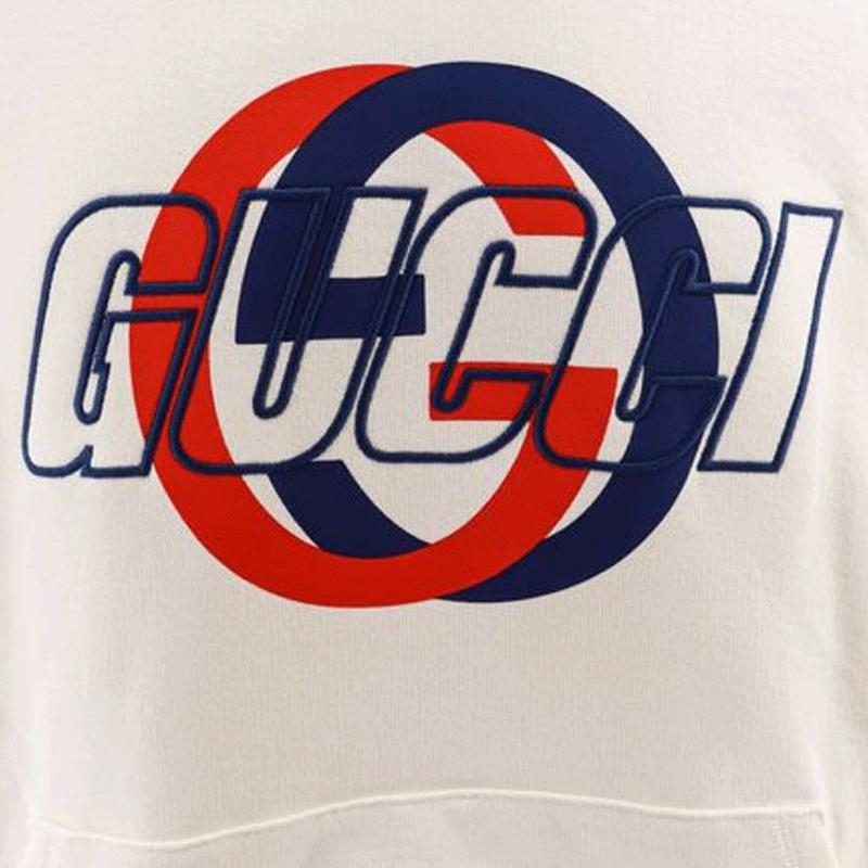 Gucci Cotton Jersey Hooded Sweatshirt 770839-XJGA2-9314