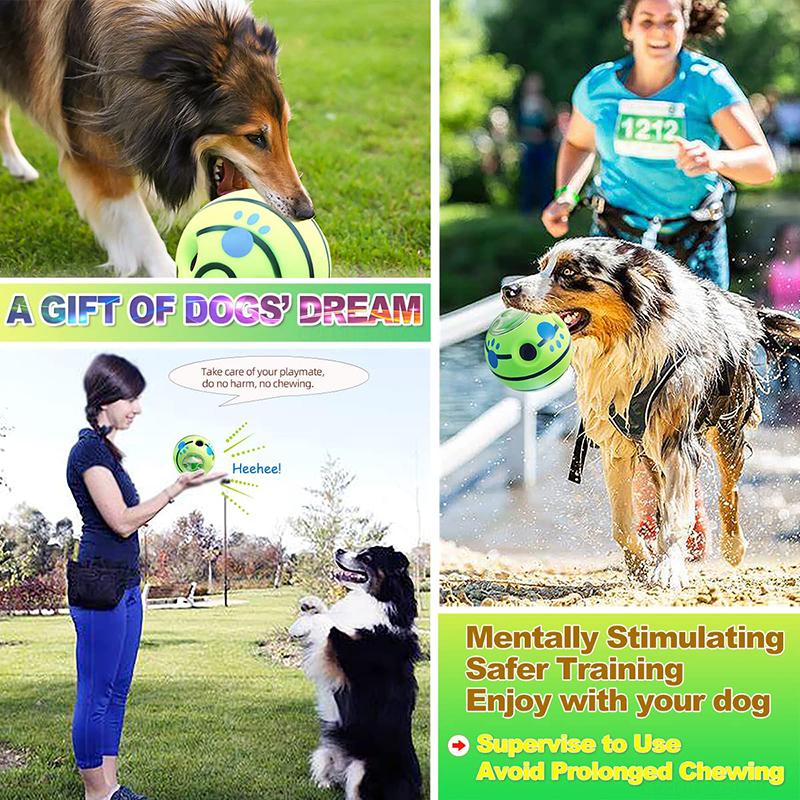 Toys Benepaw Interactive Dog Food Dispensing Treat Pet Giggle Ball Safe Dog Squeaky Puppy Puzzle Toy For Small Medium Large Dog
