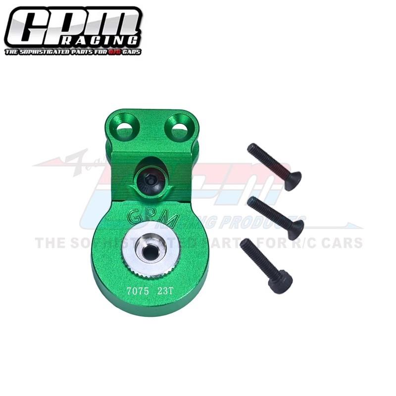 GPM Aluminum 7075 Servo Saver Steering 23T/25T W. Built-In Spring For ARRMA 1/10 Gorgon ARA340192