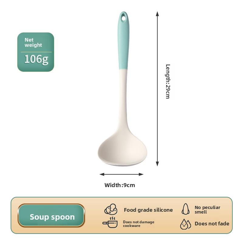 All-in-one silicone spatula, food-grade, high-temperature resistant oil brush, egg beater, home baking tool set