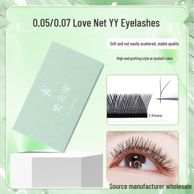 

FADVAN 0.07D Yaya High-End Soft Y-Shaped Eyelashes for Salons B Curl